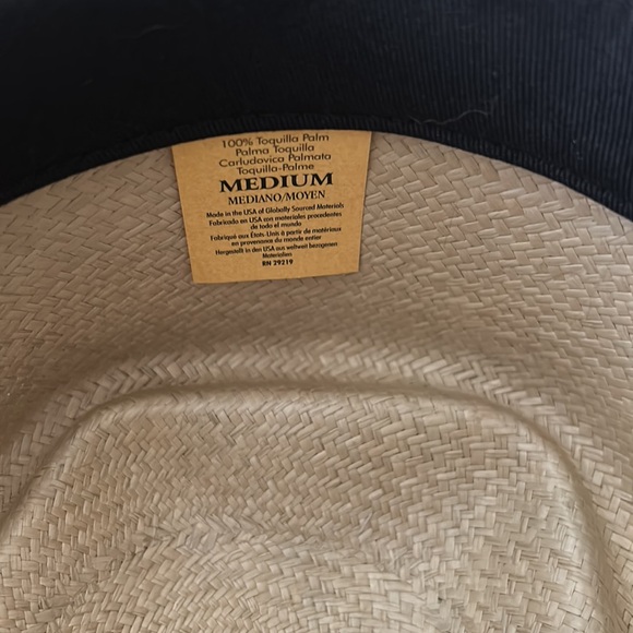 Lovelybird Paloma straw hat size Medium - Picture 3 of 3